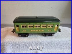LIONEL Set of Three Passenger Cars +++ Two No. 607 & One 608 Two Tone Green +