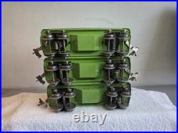 LIONEL Set of Three Passenger Cars +++ Two No. 607 & One 608 Two Tone Green +