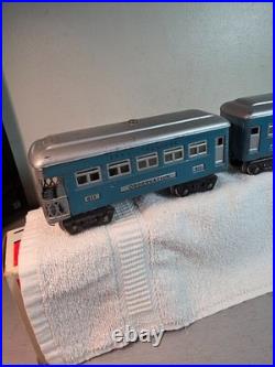 LIONEL Set of Three Passenger Cars +++ Two No. 609 & One 611 +++ Light Blue +++