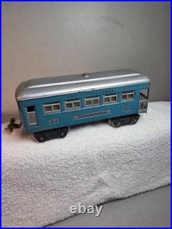 LIONEL Set of Three Passenger Cars +++ Two No. 609 & One 611 +++ Light Blue +++