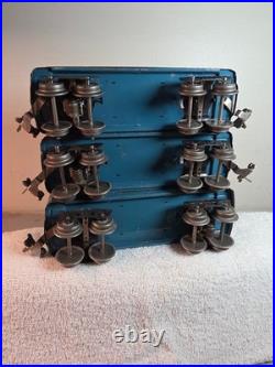 LIONEL Set of Three Passenger Cars +++ Two No. 609 & One 611 +++ Light Blue +++
