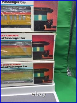 Lionel 0 & 027 9581 9582 9583 9585 Chessie Steam Special 4 Car Passenger Set