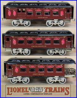 Lionel 11-40096 Long Island Lines 3-Car Passenger Set Standard Gauge LNIB Lionel 11-40096 Long Island Lines 3-Car Passenger Set Standard Gauge LNIB