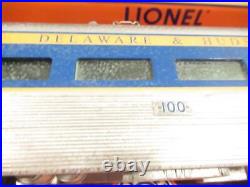 Lionel 15313 Delaware & Hudson 4 Car Aluminum Passenger Set- Fair