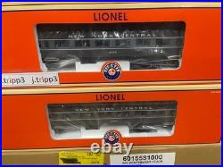 Lionel #15577 & 81 New York Central 18'' Heavyweight Passenger 4 Car Set O Scale