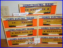 Lionel 16068 16074 Union Pacific Streamlined Passenger 7 Car Train Set O Gauge