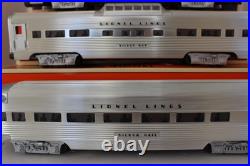 Lionel 19165- Four Car Lionel Lines Aluminum Passenger Car Set- New E1 Lionel 19165- Four Car Lionel Lines Aluminum Passenger Car Set- New E1