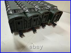 Lionel 19167 19170 Northern Pacific Vista Dome Aluminum 4 Car Passenger Set