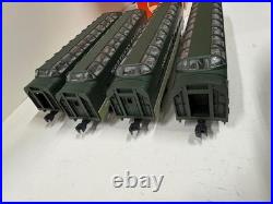 Lionel 19167 19170 Northern Pacific Vista Dome Aluminum 4 Car Passenger Set