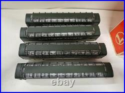 Lionel 19167 19170 Northern Pacific Vista Dome Aluminum 4 Car Passenger Set