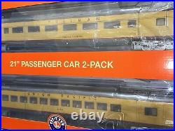 Lionel 1927060 UNION PACIFIC Challenger 21 Expansion Set Passenger 2Pack OScale