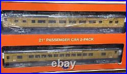 Lionel 1927060 UNION PACIFIC Challenger 21 Expansion Set Passenger 2Pack OScale