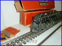 Lionel 2222w Postwar Passenger Train Set With Aluminum Cars, Engine, Tender 1954