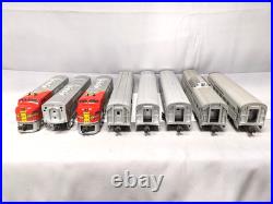 Lionel #2353P Santa Fe ABA Diesel 5 Car Passenger Set Original Boxes C-8