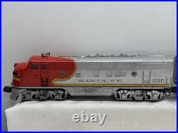 Lionel 2353 Santa Fe AA F-3 Diesel 4 Car Aluminum Passenger Set Very Nice