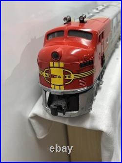 Lionel 2353 Santa Fe AA F-3 Diesel 4 Car Aluminum Passenger Set Very Nice