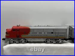 Lionel 2353 Santa Fe AA F-3 Diesel 4 Car Aluminum Passenger Set Very Nice