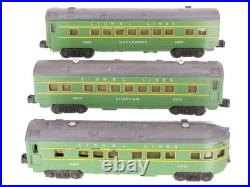 Lionel 2400S Vintage O Green/Gray Passenger Car Set 2400, 2401, 2402 (Set of 3)