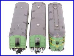 Lionel 2400S Vintage O Green/Gray Passenger Car Set 2400, 2401, 2402 (Set of 3)