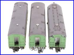 Lionel 2400S Vintage O Green/Gray Passenger Car Set 2400, 2401, 2402 (Set of 3)
