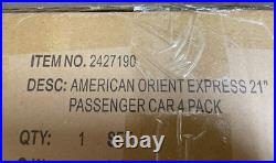Lionel 2427190 American Orient Express AOE 21 4-Car Passenger Set NEW Lionel 2427190 American Orient Express AOE 21 4-Car Passenger Set NEW
