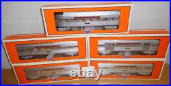 Lionel 2427780 to 820 Pennsylvania Streamlined 5 Car Passenger Set Train O Gauge
