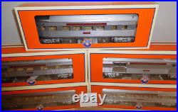 Lionel 2427780 to 820 Pennsylvania Streamlined 5 Car Passenger Set Train O Gauge