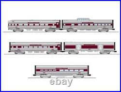 Lionel 2527660 & 2527670 Lionel Lines 15 Aluminum 5-Car Passenger Set, O Gauge