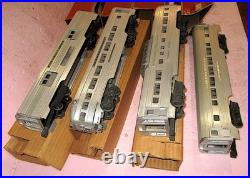 Lionel 2530-2531-2532-2533 4-Car Aluminum Passenger Set with Boxes & Inserts- Good