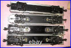 Lionel 2530-2531-2532-2533 4-Car Aluminum Passenger Set with Boxes & Inserts- Good