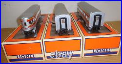Lionel 29092-94 Santa Fe 3 Car Set Streamlined Passenger Train O Gauge Warbonnet
