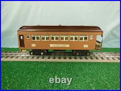 Lionel 318 4 Car Passenger Set, very nice early refurbishment in State Brown