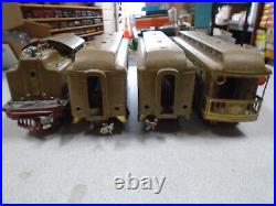 Lionel 402 E Set With 3 Passenger Cars