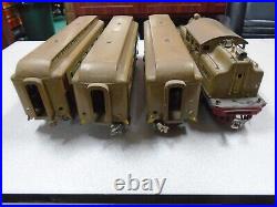 Lionel 402 E Set With 3 Passenger Cars