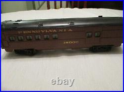 Lionel 4 Car Lighted Passenger Train Set. Pennsylvania R. R. O Scale Excellent C