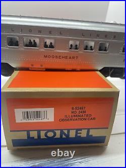 Lionel 4 Car Silver Lines Passenger set 2-Clifton, Newark and Mooseheart New