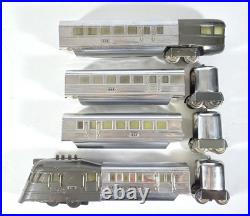 Lionel #616 Flying Yankee Streamliner 4 car Passenger Set O gauge Running