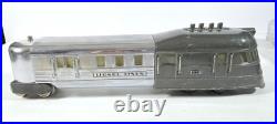 Lionel #616 Flying Yankee Streamliner 4 car Passenger Set O gauge Running