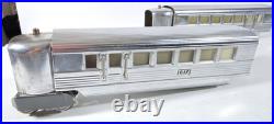Lionel #616 Flying Yankee Streamliner 4 car Passenger Set O gauge Running