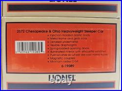 Lionel 6-19087 CHESAPEAKE OHIO C&O 18'' Heavyweight Passenger 4 Car Set NEW