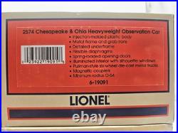 Lionel 6-19087 CHESAPEAKE OHIO C&O 18'' Heavyweight Passenger 4 Car Set NEW