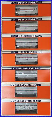 Lionel 6-19100-19106 Amtrak Aluminum Passenger Set of 7 Cars LN