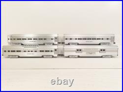 Lionel 6-19160 Aluminum 2500 Series Passenger Car Set of 4 LN 31647