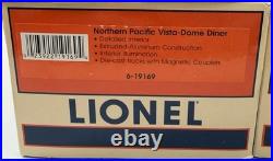 Lionel 6-19166 Northern Pacific Vista-Dome Aluminum 4-Car Passenger Set O NIB
