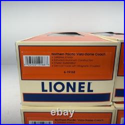 Lionel 6-19166 Northern Pacific Vista-Dome Aluminum 4-Car Passenger Set O New
