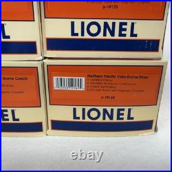 Lionel 6-19166 Northern Pacific Vista-Dome Aluminum 4-Car Passenger Set O New