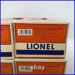 Lionel 6-19166 Northern Pacific Vista-Dome Aluminum 4-Car Passenger Set O New
