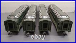 Lionel 6-19166 O Northern Pacific Aluminum Full Vista Dome 4-Car Passenger Set