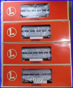 Lionel 6-19180 Santa Fe Surfliner 4-car passenger car set