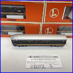 Lionel 6-19194 Kansas City Southern Aluminum 4-Car Passenger Set O New KCS